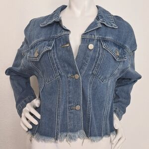 Savanna Jane Rhinestone Fringe Jacket size Large